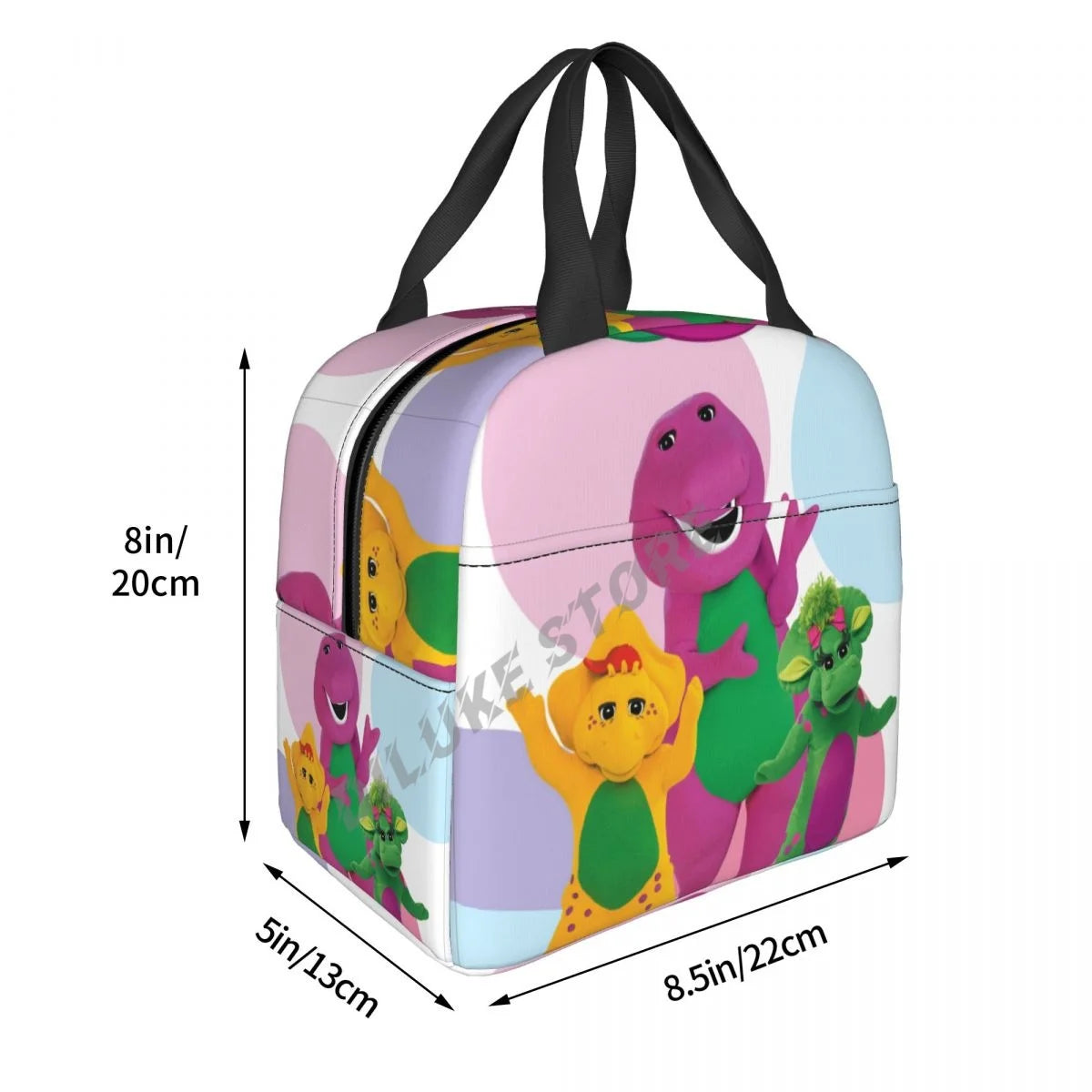 Barney The Dinosaur Insulated Lunch Bag for Kids