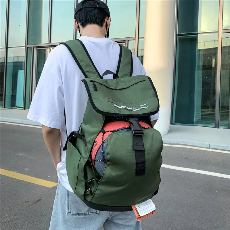 Basketball Backpack Men Bag Shoulder Sports College Students Large-capacity