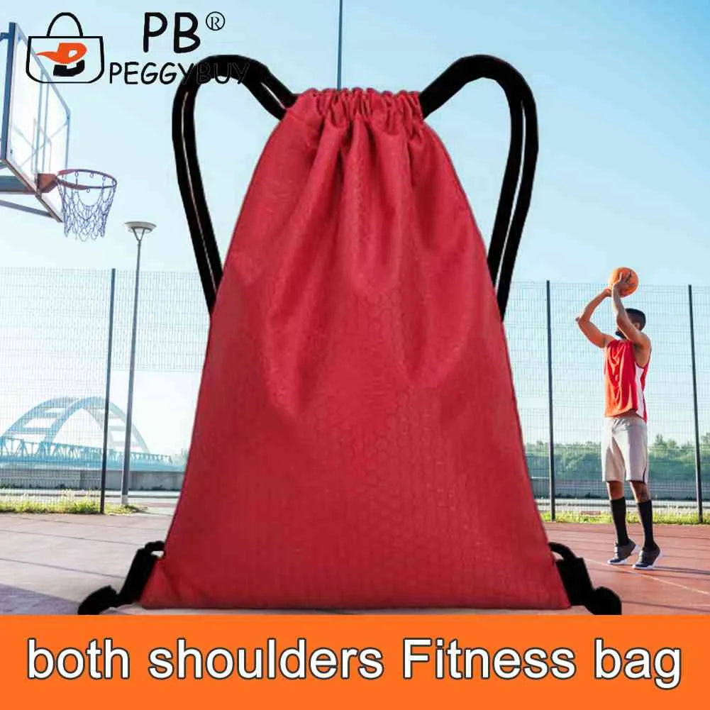 Sports Backpack Drawstring Volleyball Knapsack Waterproof Outdoor