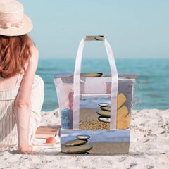 Large Capacity Beach Bag with Wet Dry Separation