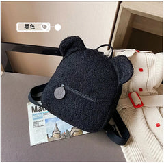 Cute Bear Backpack for Kids and Women