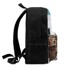 Vintage Postage Bag Backpack Lisbon Portugal Soccer