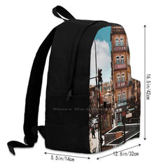 Vintage Postage Bag Backpack Lisbon Portugal Soccer
