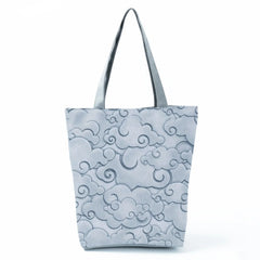 Foldable Harajuku Tote Daily Female Casual Bag Eco Shopping Bag