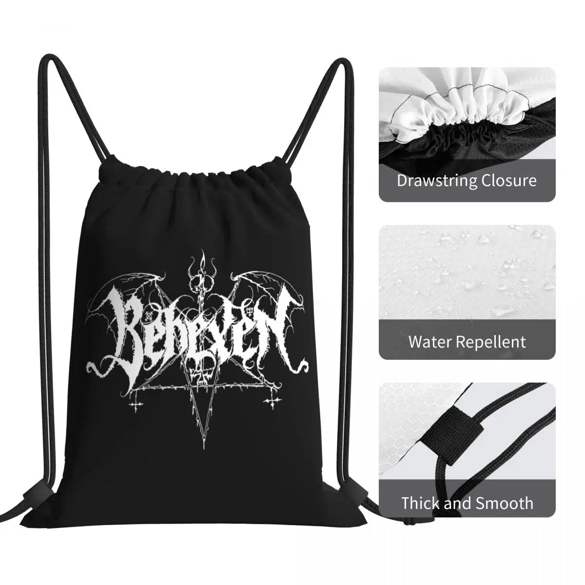 Behexen Drawstring Bags Gym Bag Print Schoolbag 3d Printing Bags For Travel