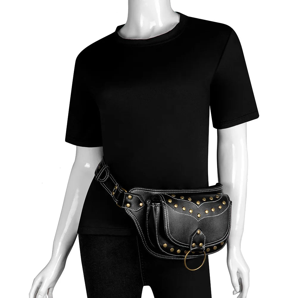 Banana Punk Tactical Waist Bag Leg Fanny Pack Men Chest Bag