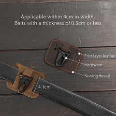 Aluminum Alloy Belt Strap Buckle Carabiner Climbing Tool