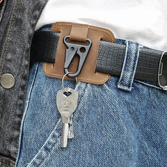 Aluminum Alloy Belt Strap Buckle Carabiner Climbing Tool