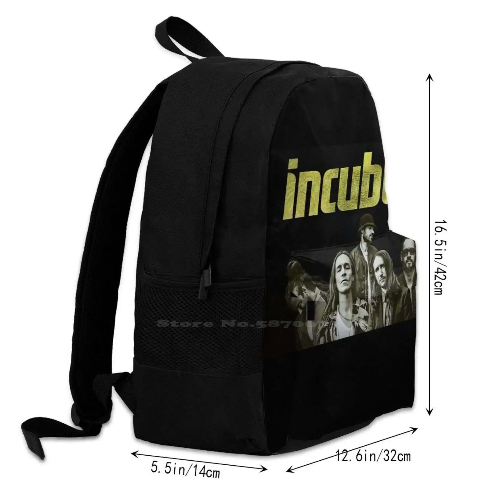 Music Rock School Bag Laptop Travel Bag