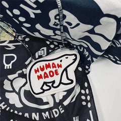 Men's 1:1 Polar Bear Pattern Messenger Bag