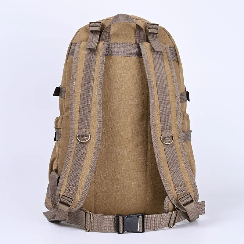 Big Capacity Men Backpack Laptop 16 Inch Canvas School Bags Teen College Student
