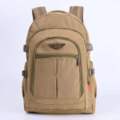 Big Capacity Men Backpack Laptop 16 Inch Canvas School Bags Teen College Student