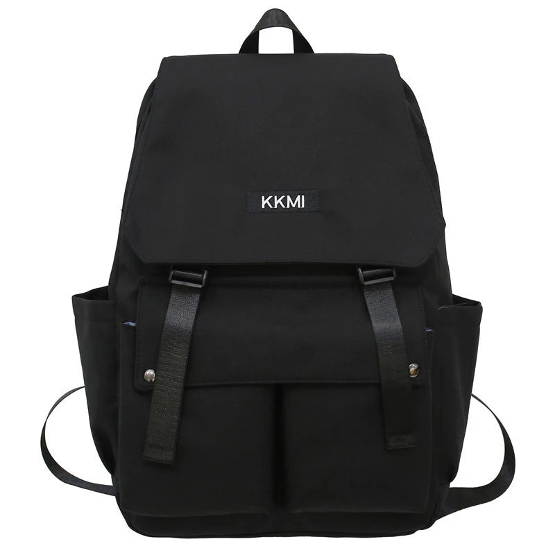 Nylon Women Backpack Multi-Pocket Student Rucksack Female Travel Bag