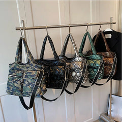 Winter Nylon Crossbody Bag Shoulder Bag Totes