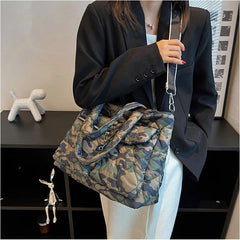 Winter Nylon Crossbody Bag Shoulder Bag Totes