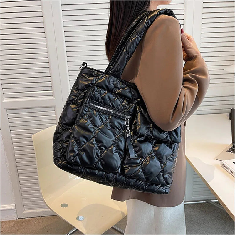 Winter Nylon Crossbody Bag Shoulder Bag Totes
