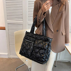 Winter Nylon Crossbody Bag Shoulder Bag Totes