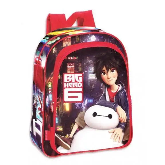 Big Hero Portatodo Triple and Backpack 2 Model 37x29x11cm