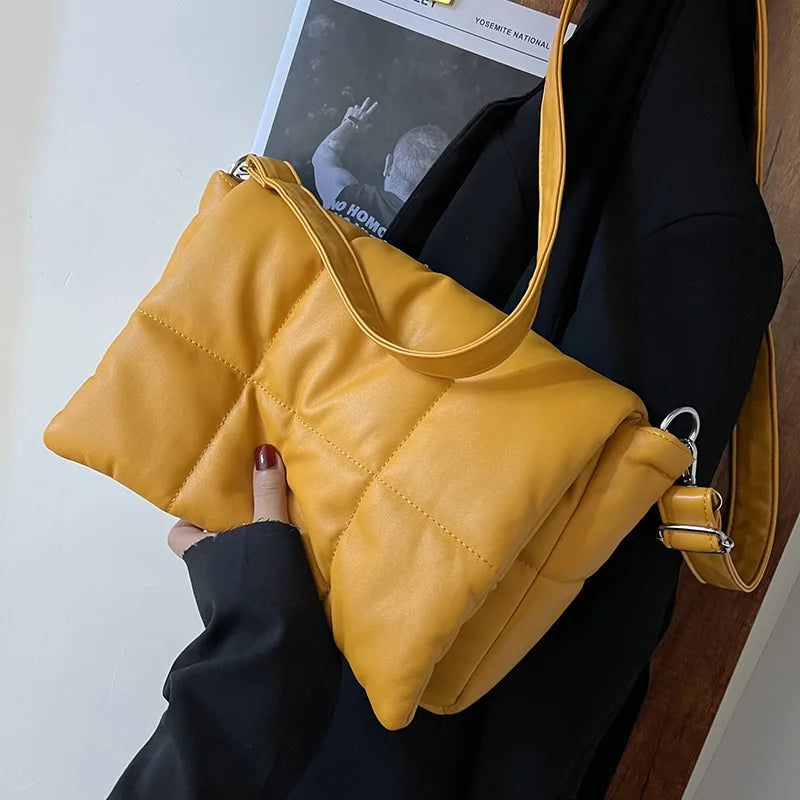 Winter Crossbody Bag Quilted Shoulder Bag