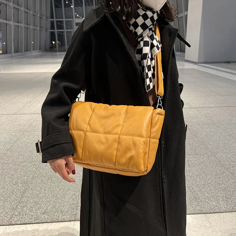 Winter Crossbody Bag Quilted Shoulder Bag