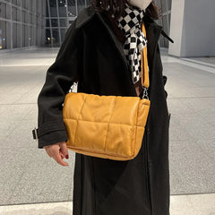 Winter Crossbody Bag Quilted Shoulder Bag