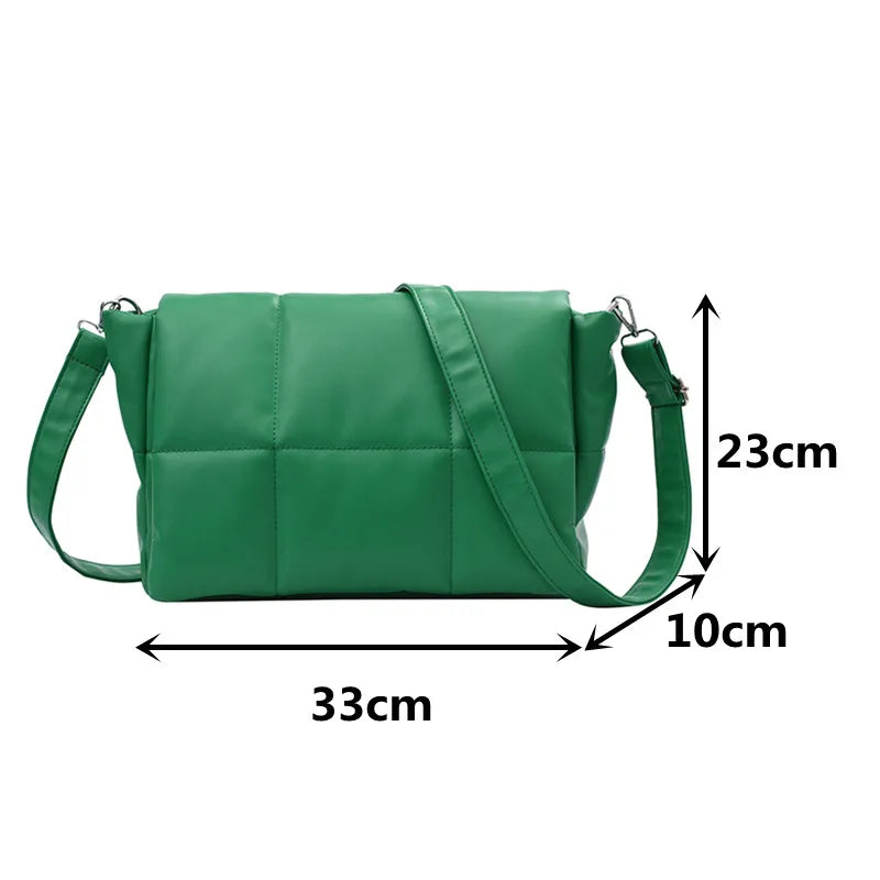 Winter Crossbody Bag Quilted Shoulder Bag