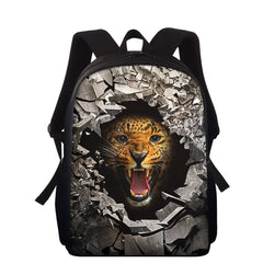 3D Print Kids Backpack School Bag Set For Teenager Boys Girls