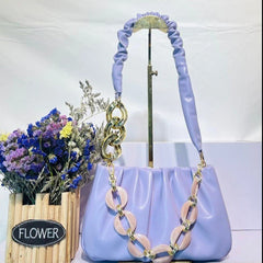 Shoulder Bag for Women Pu Leather Handbags Flap Solid