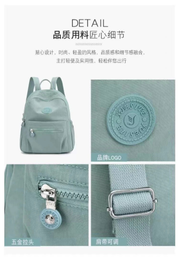 Oxford Backpack Rucksack Laptop School Bag Female Daypack for Teen