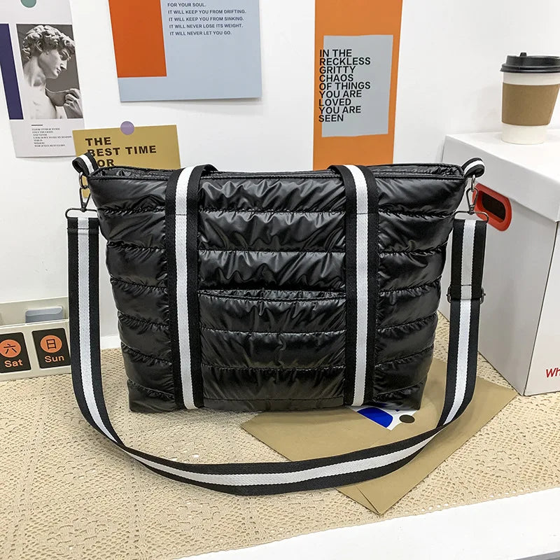 Grid Shopper Bag Women's Crossbody Handbags