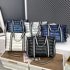 Grid Shopper Bag Women's Crossbody Handbags