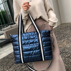 Grid Shopper Bag Women's Crossbody Handbags