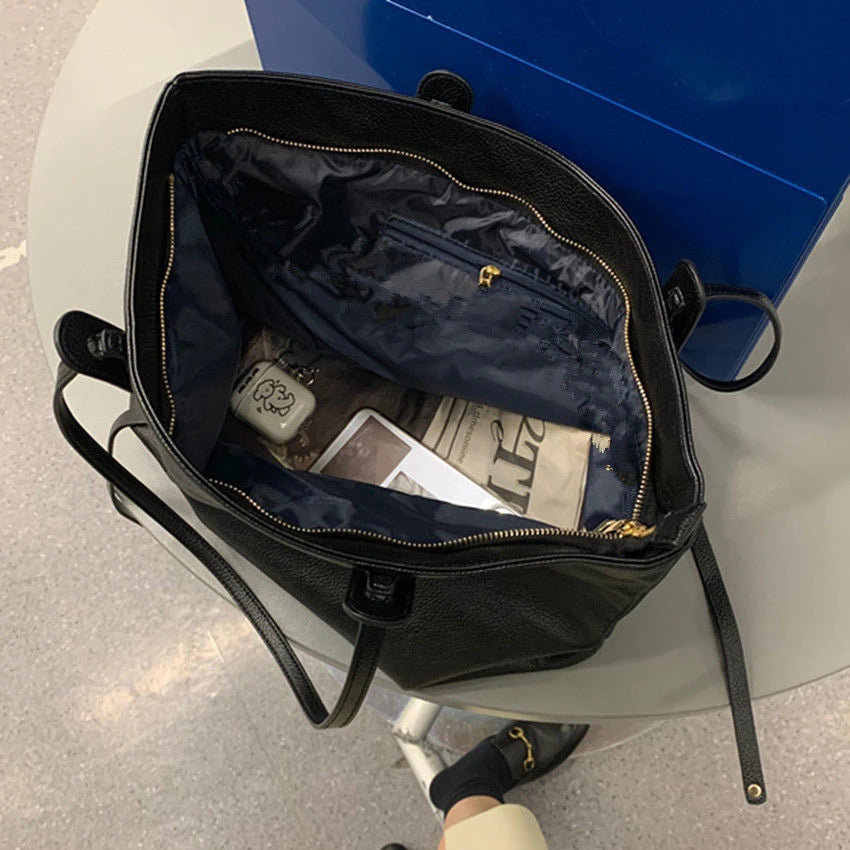 Shoulder Bags Women Large Capacity PU Leather High Totes Handbags