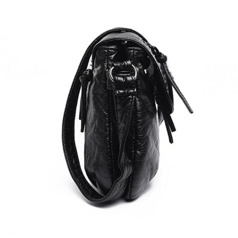 Soft PU Leather Women Messenger Bag Crossbody Handbag Purses