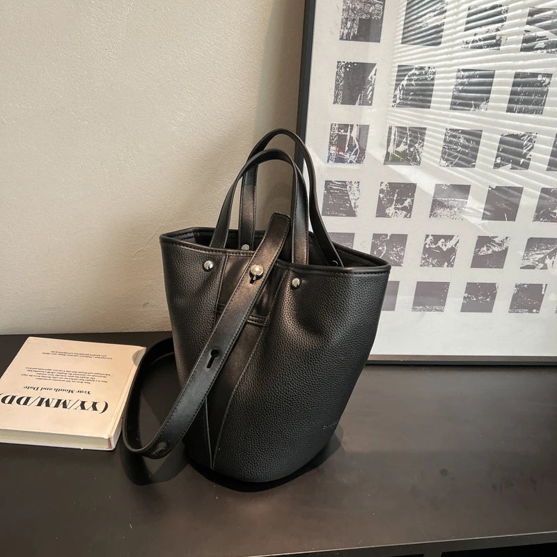 Women's Soft Leather Messenger Bag Adjustable Shoulder Strap Crossbody Bag