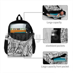 Vintage Hawaiian Vacation Summer Exotic Jungle Outdoor Hiking Backpack