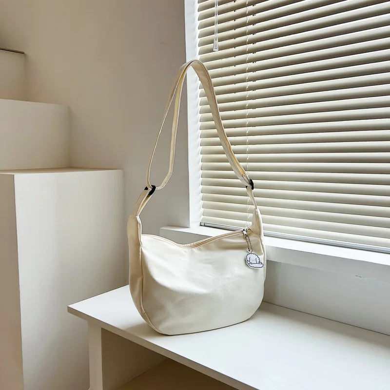 Women Canvas Shoulder Bags Large Capacity Messenger Handbags