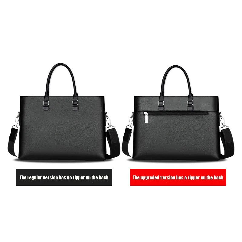 Men's Messenger Bag Briefcase for Laptop A4 Documents Portfolio