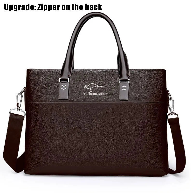 Men's Messenger Bag Briefcase for Laptop A4 Documents Portfolio
