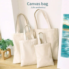 Reusable Canvas Shopping Bag Eco Foldable Tote Handbag