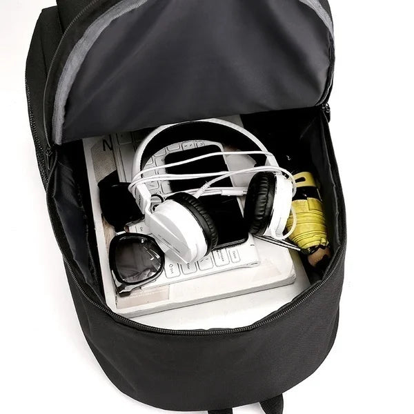 Arknights Anti-Theft Backpack USB Charging School Travel Bag