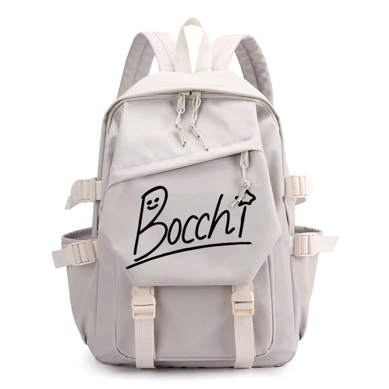 Bocchi The Rock Anime Backpack College Laptop Bag Student Gift Travel Daypack