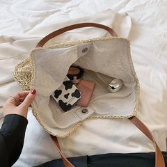 Bohemian Woven Shoulder Bags Large Capacity Beach Handbags