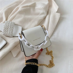 Mini Crossbody Bag for Women, Acrylic Chain Shoulder Bag