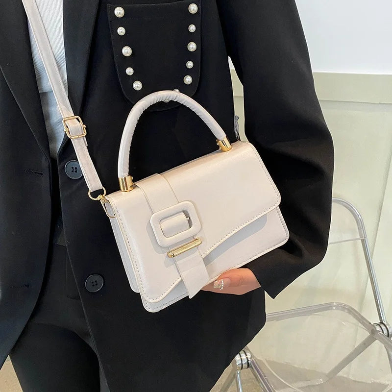 PU Leather Woman Handbags Shoulder Bag Messenger Small Square Bag