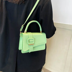 PU Leather Woman Handbags Shoulder Bag Messenger Small Square Bag