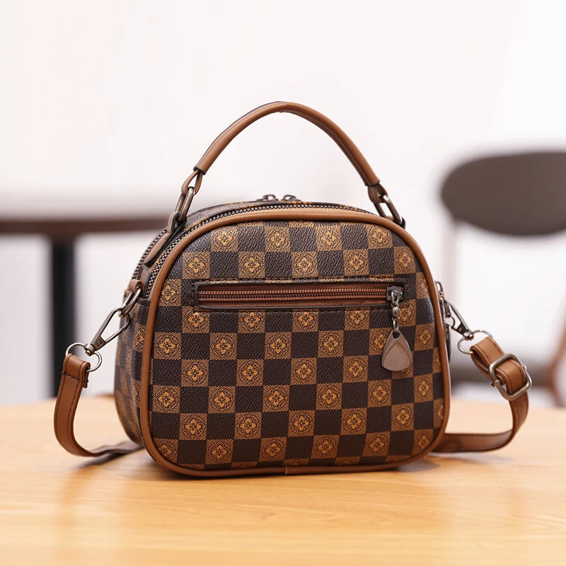 Women's Leather Crossbody Bag Casual Tote Bag