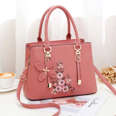 Embroidered One-shoulder Messenger Bag for Women