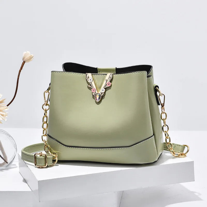 Summer Stone Pattern Handbag Large-capacity One-shoulder Messenger Bag Women