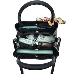 Silk Scarf Large-capacity Handbag All-match Shoulder Bag Women